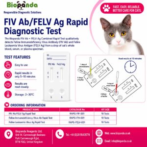 FIV Ab / FeLV Ag Kit de Prueba rápida